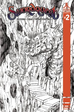 Swordquest #2 (Cover E 15 Copy Perez B&w Cover)