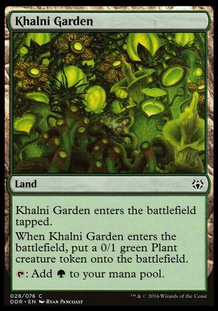 Khalni Garden (Nissa vs. Ob Nixilis) Trading Card