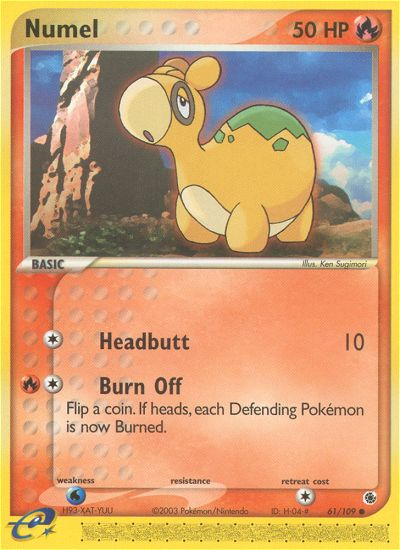 Numel (61/109) - Ruby & Sapphire Pokémon Card