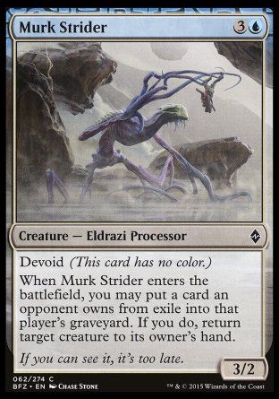 Murk Strider (Battle for Zendikar) Trading Card