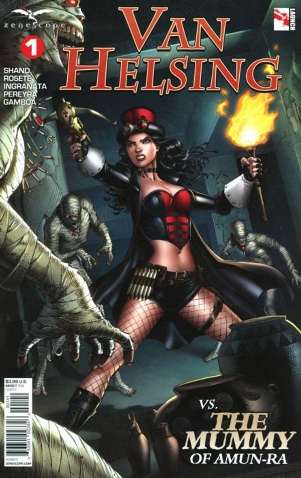 Grimm Fairy Tales Presents: Van Helsing Vs. the Mummy of Amun-Ra #1 (Cover D Metcalf)