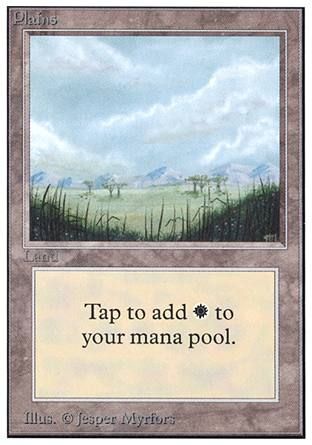 Plains (Trees) (Unlimited) Trading Card