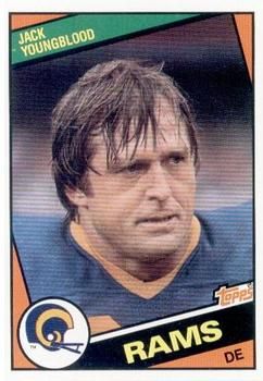 Jack Youngblood 1984 Topps #287 Sports Card