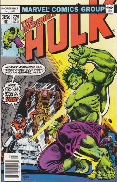 Incredible Hulk #220 Comic