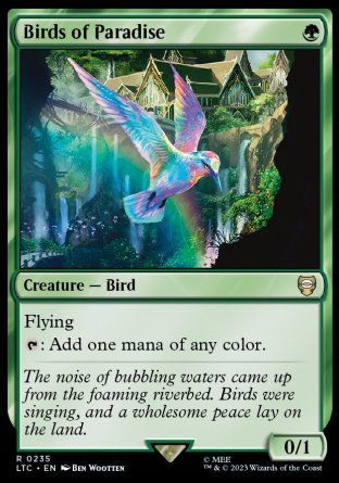 Birds of Paradise (The Lord of the Rings Commander Decks) Trading Card