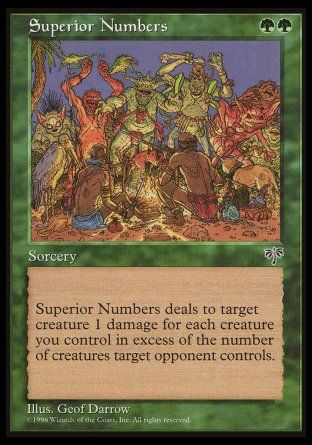 Superior Numbers (Mirage) Trading Card