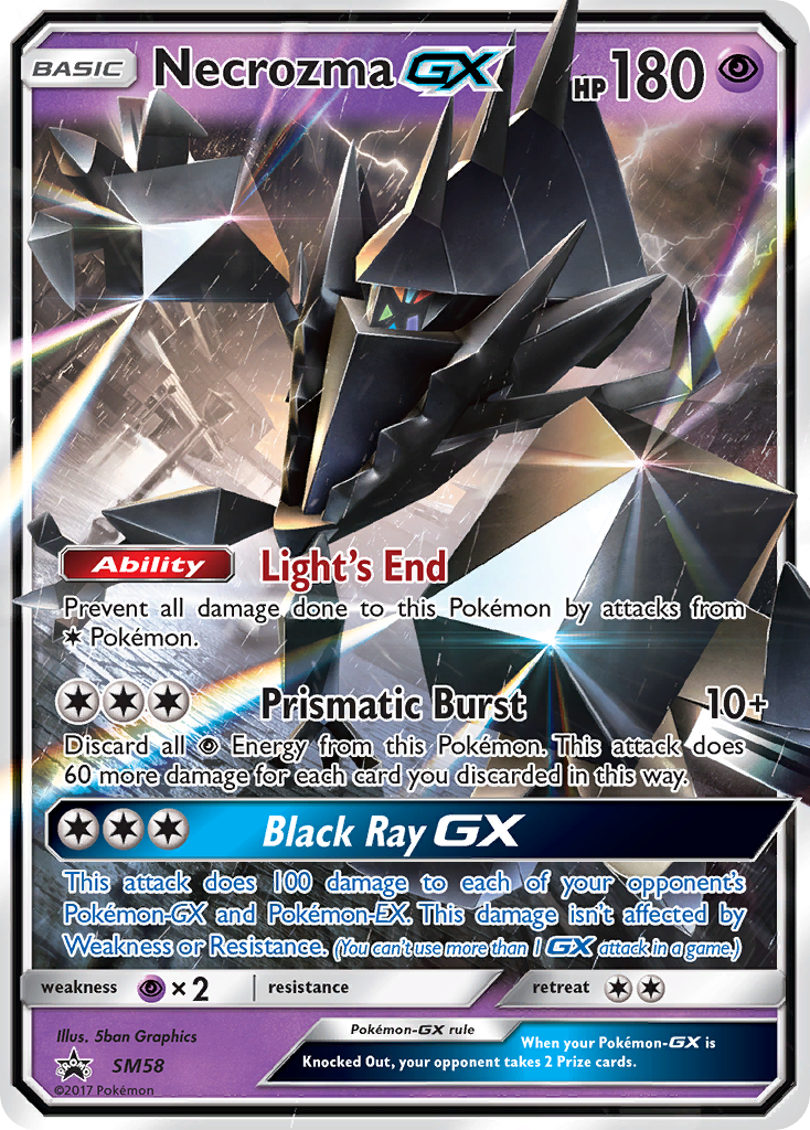 Necrozma GX (SM58) - SM Black Star Promos Pokémon Card