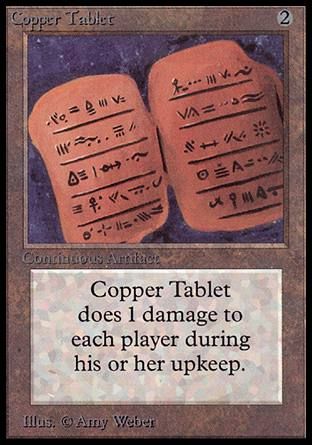Copper Tablet (Alpha) Trading Card
