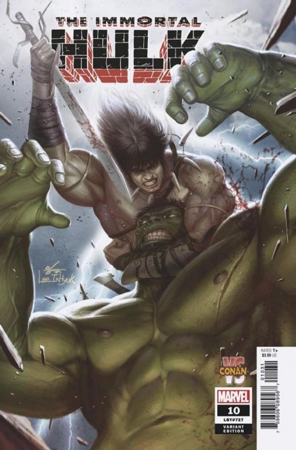 Immortal Hulk #10 (Inhyuk Lee Conan Vs Marvel Variant)