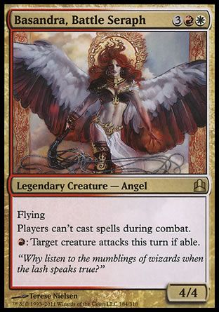 Basandra, Battle Seraph (MTG Commander) Trading Card