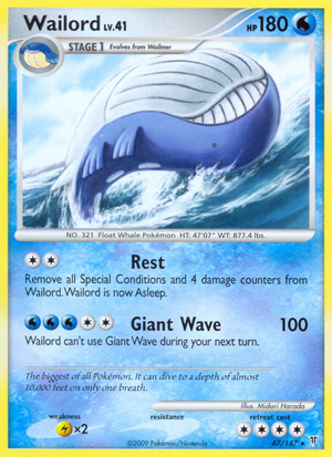 Wailord (47/147) - Supreme Victors