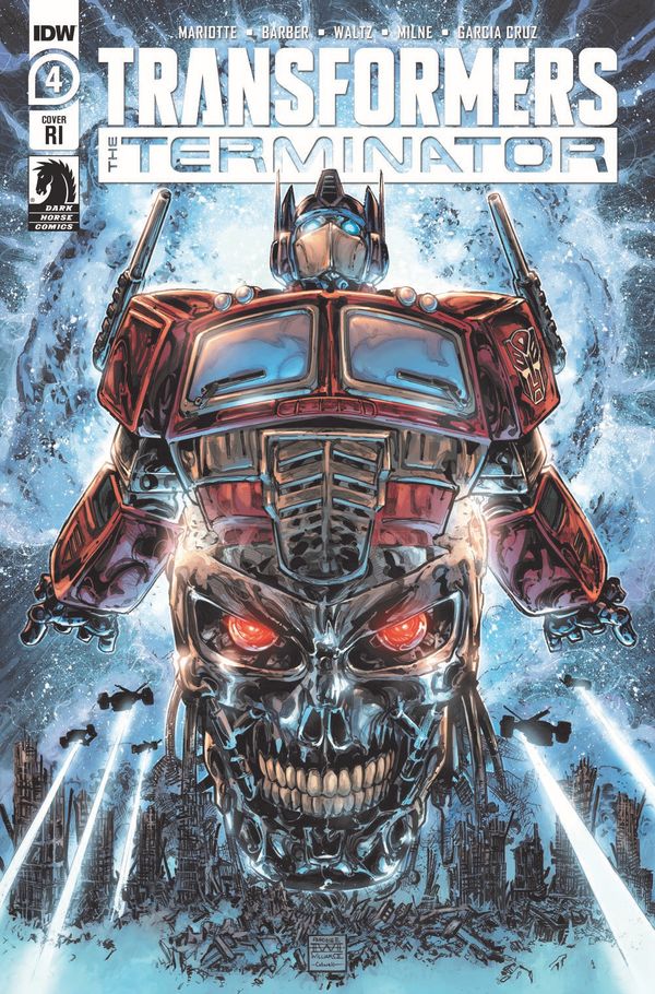 Transformers vs. The Terminator #4 (10 Copy Cover Williams Ii)