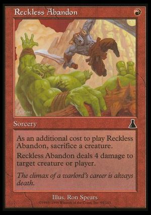 Reckless Abandon (Urza's Destiny)