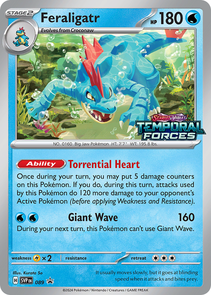 Feraligatr (89/148) - Scarlet & Violet Black Star Promos Pokémon Card