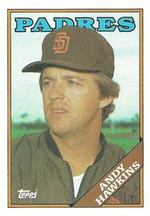 Andy Hawkins 1988 Topps #9