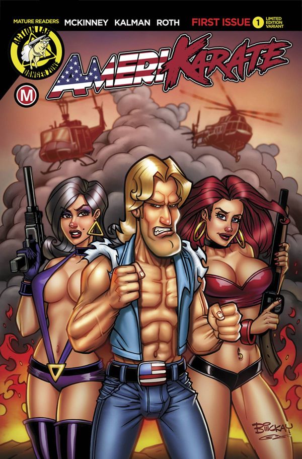 Amerikarate #1 (Cover D Explosive Threesome)