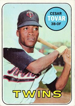 Cesar Tovar 1969 Topps #530 Sports Card