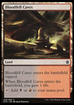 Bloodfell Caves (Khans of Tarkir) Trading Card