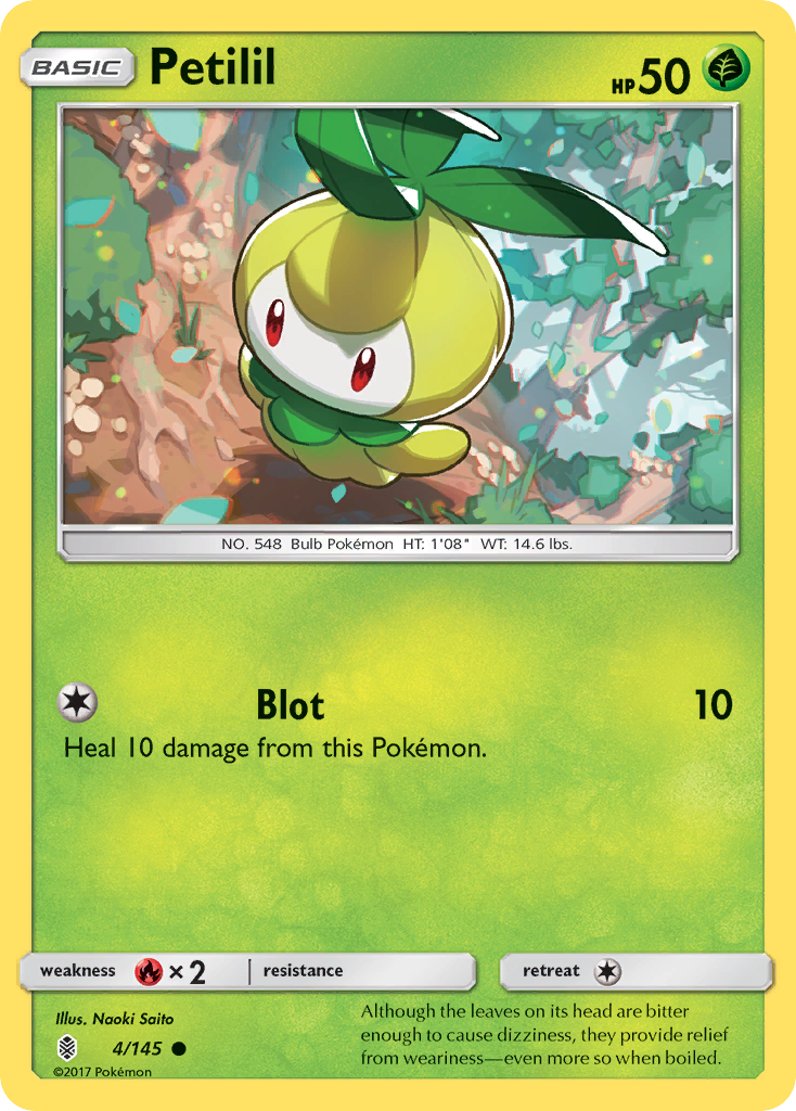 Petilil (4/145) - Guardians Rising Pokémon Card