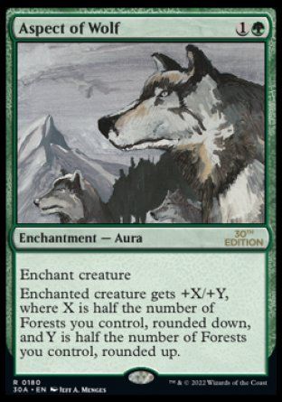 Aspect of Wolf (Magic 30th Anniversary Edition) Trading Card