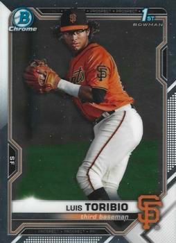 Luis Toribio 2021 Bowman Chrome - Prospects Baseball #BCP-228 Sports Card