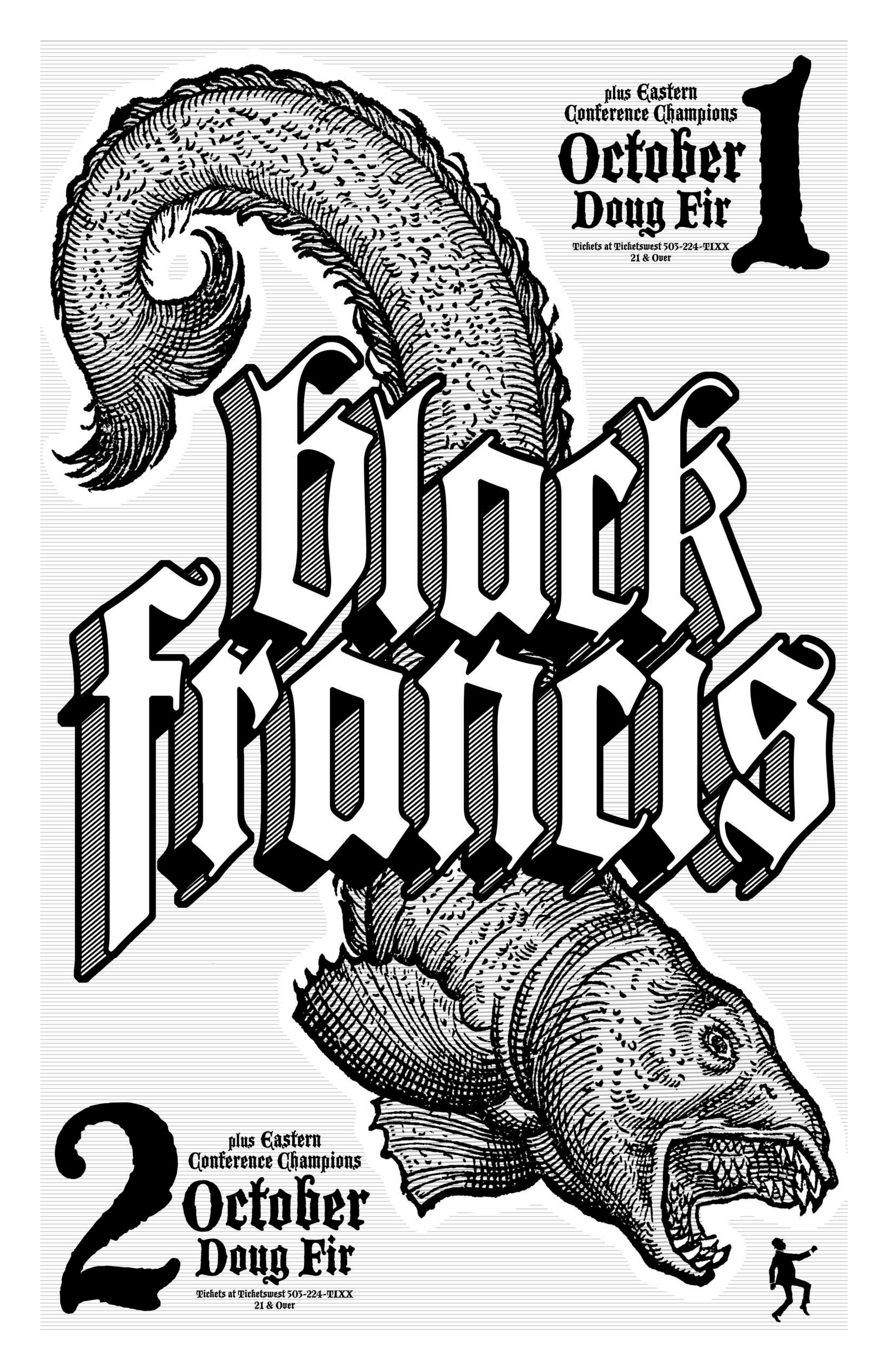 MXP-147.4 Black Francis (frank Black) 2007 Doug Fir  Oct 2 Concert Poster