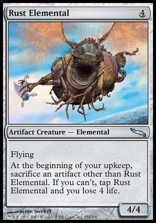 Rust Elemental (Mirrodin) Trading Card