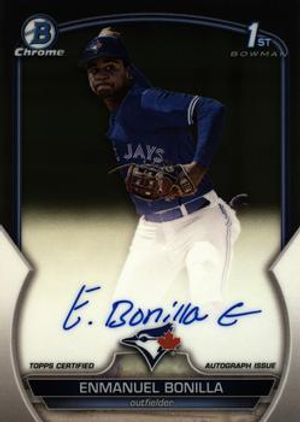 Enmanuel Bonilla 2023 Bowman - Chrome Prospect Autographs Baseball #CPA-EBO