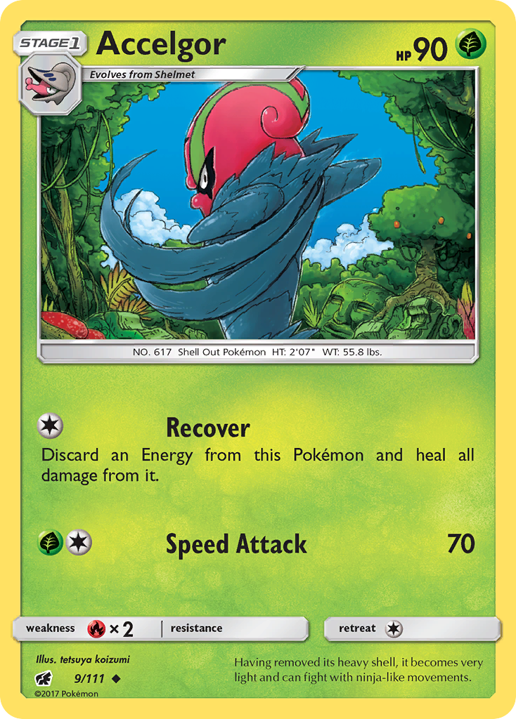 Accelgor (9/111) - Crimson Invasion Pokémon Card