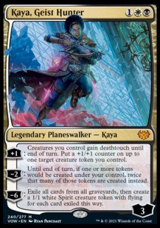 Kaya, Geist Hunter (Innistrad: Crimson Vow) Trading Card