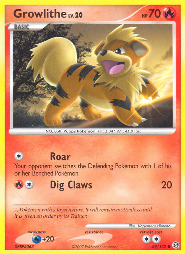 Growlithe (89/132) - Secret Wonders Pokémon Card