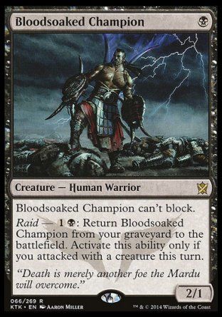 Bloodsoaked Champion (Khans of Tarkir) Trading Card