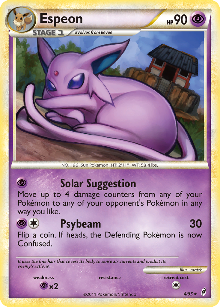 Espeon (4/95) - Call of Legends Pokémon Card