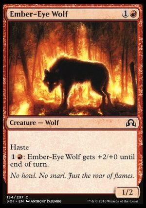 Ember-Eye Wolf (Shadows over Innistrad)