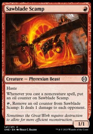 Sawblade Scamp (Phyrexia: All Will Be One)