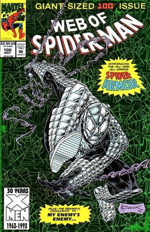 Web of Spider-Man #100 CGC cheapest 9.6 1st Spider-Armor Green Holo Foil Newly Graded