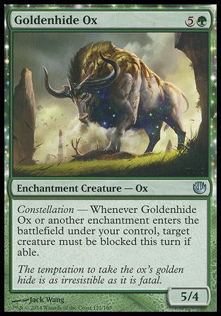 Goldenhide Ox (Journey into Nyx) Trading Card