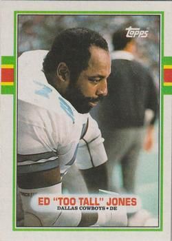 Ed "Too Tall" Jones 1989 Topps #389 Sports Card