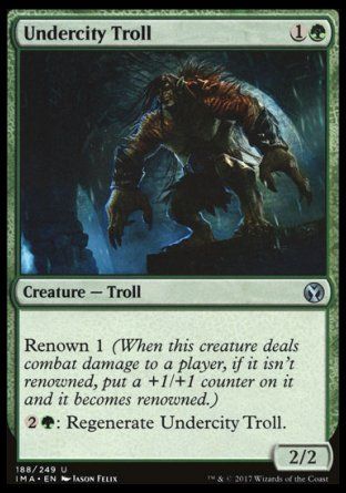 Undercity Troll (Iconic Masters) Trading Card