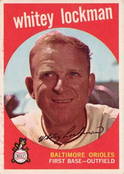 Whitey Lockman 1959 Topps #411 Sports Card