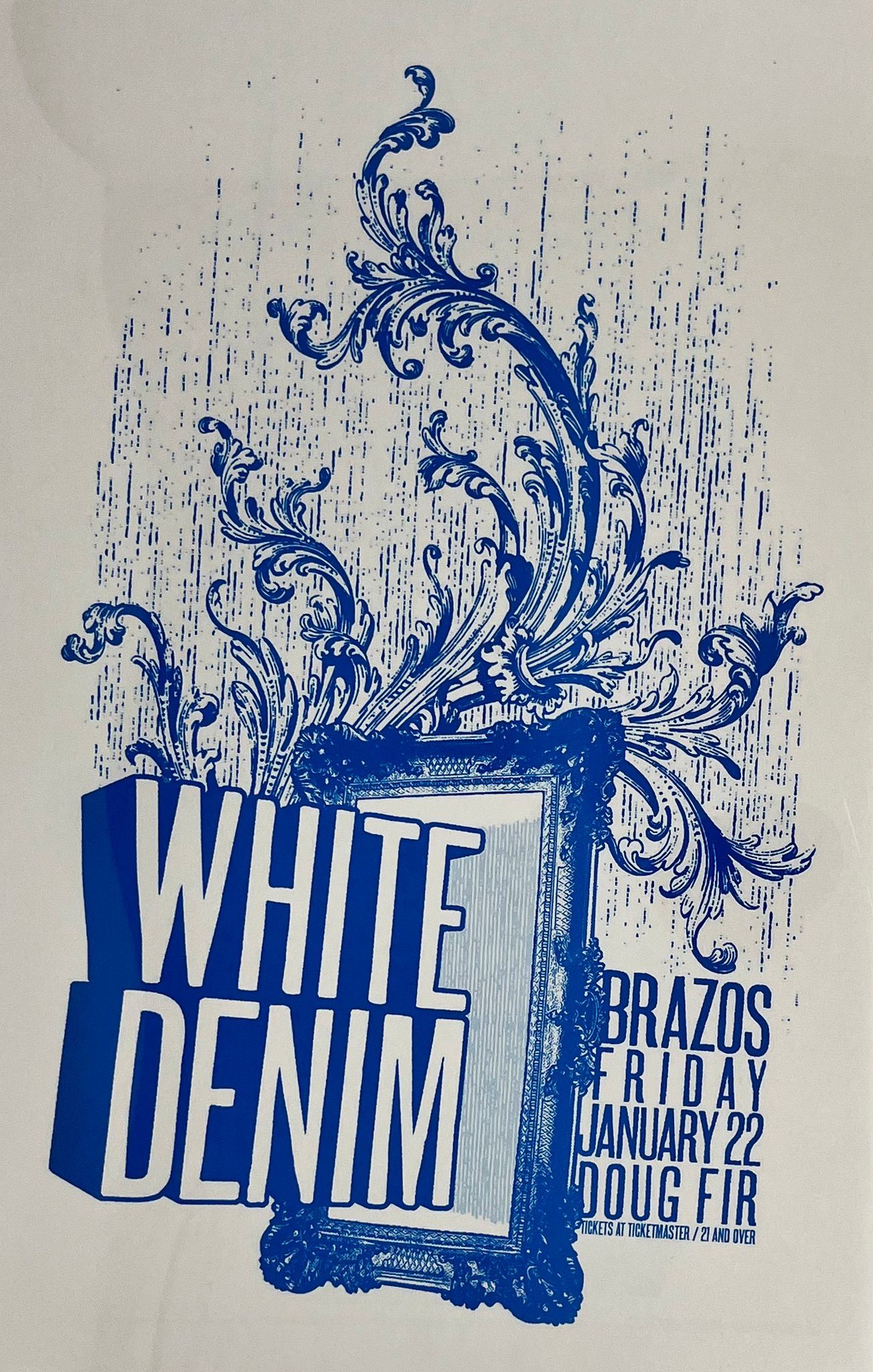 MXP-141.14 White Denim Doug Fir 2010 Concert Poster