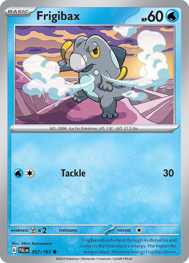 Frigibax (57/193) - Paldea Evolved Pokémon Card