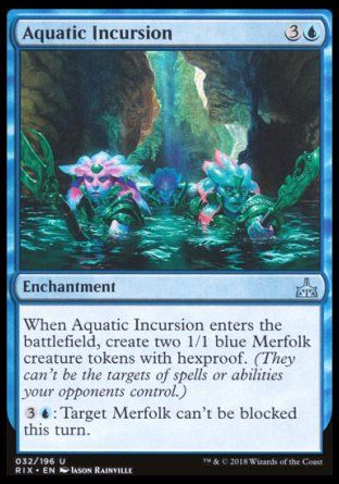 Aquatic Incursion (Rivals of Ixalan) Trading Card