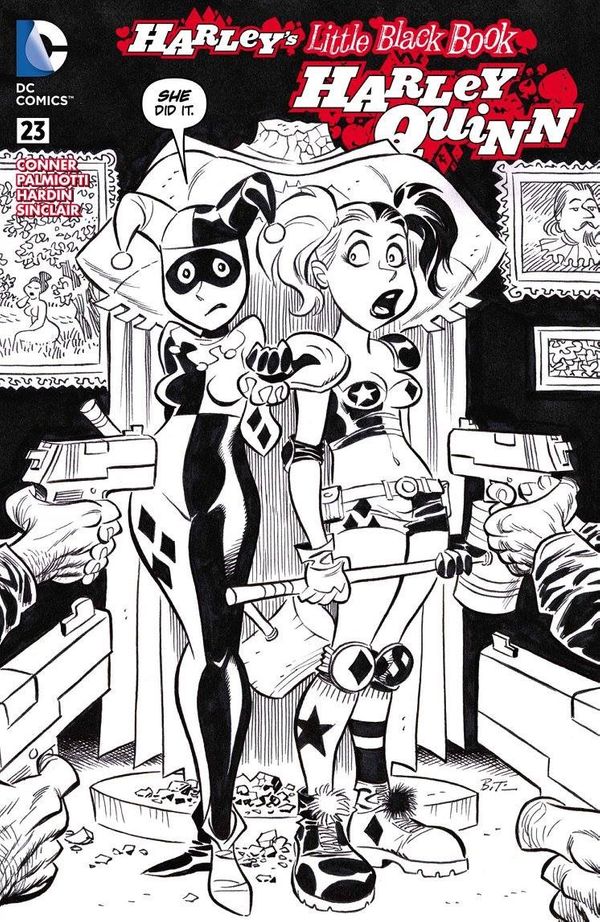 Harley Quinn #23 (Poly-Bagged Black & White Edition)