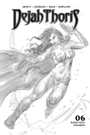 Dejah Thoris #6 (10 Copy Parrillo B&w Cover)