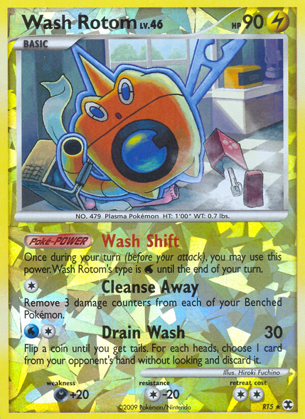 Wash Rotom Pokémon Card