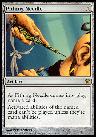 Pithing Needle (Saviors of Kamigawa) Trading Card