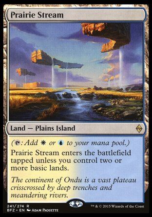 Prairie Stream (Battle for Zendikar) Trading Card