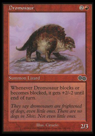 Dromosaur (Urza's Saga) Trading Card