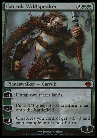 Garruk Wildspeaker (Garruk vs. Liliana) Trading Card